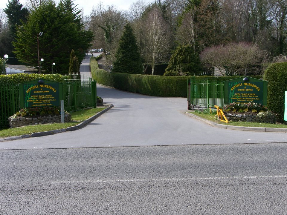 Entrance to Keydell Nurseries and Garden Centre at Horndean